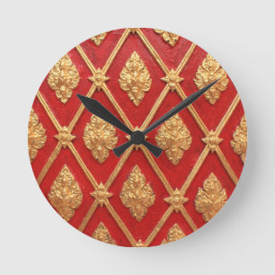 Reloj Redondo Mediano Modelo tailandés del arte