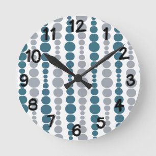 Reloj Redondo Mediano Modern Rectangles 