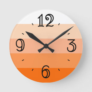 Reloj Redondo Mediano Modern Trendy Stripes