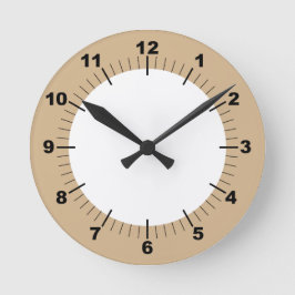 Reloj Redondo Mediano Moderna pared acrílica de 8" de estilo