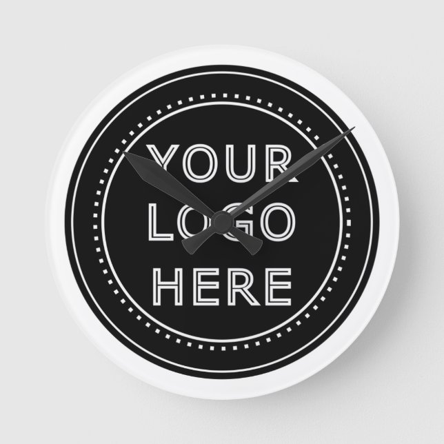 Reloj Redondo Mediano Moderno, Minimalista, elegante y Personalizable (Anverso)