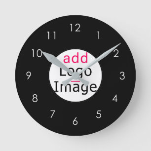 Reloj Redondo Mediano Moderno Personalizado de promoción empresarial neg