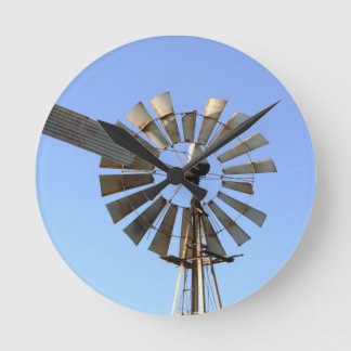 Reloj Redondo Mediano Molino de viento