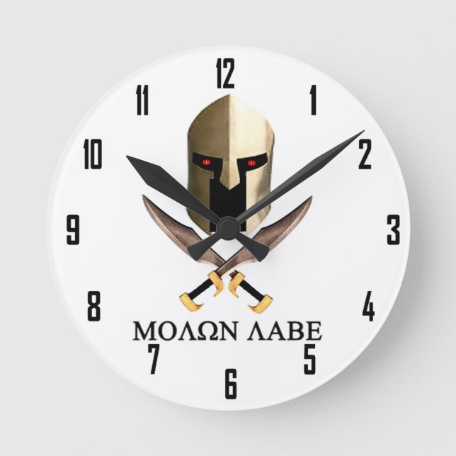 RELOJ REDONDO MEDIANO MOLON LABE (Anverso)