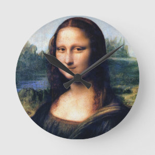 Reloj Redondo Mediano Mona Lisa de Leonardo da Vinci