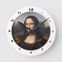 Mona Lisa y Leonardo da Vinci/vintage Italia