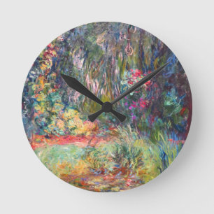 Reloj Redondo Mediano Monet Water Lily Pond