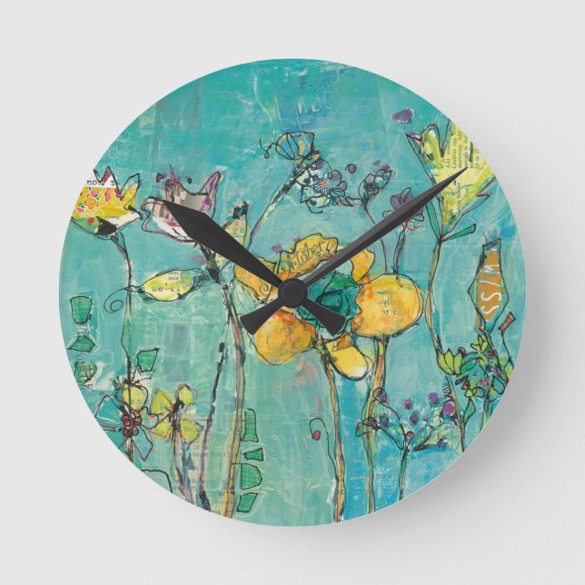 Reloj Redondo Mediano Mono y mami (Anverso)