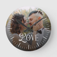 Monograma de foto de boda personalizada de amor mo