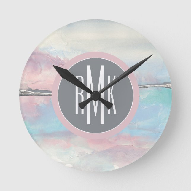 Reloj Redondo Mediano Monograma| Parfait II (Anverso)