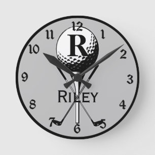 Reloj Redondo Mediano Monogramed Golf Tee