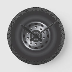 Reloj Redondo Mediano MONSTER Truck Tires #1