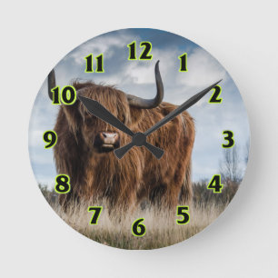 Reloj Redondo Mediano Montaña Bull