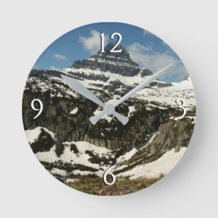Reloj Redondo Mediano Montaña Reynolds desde Logan Pass en Glacier Park