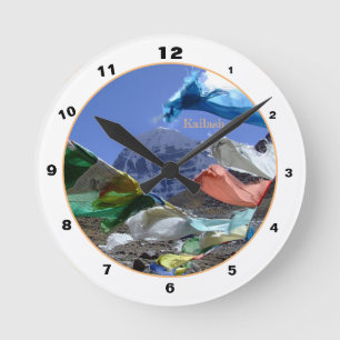Reloj Redondo Mediano Montaña sagrada Kailash y Tíbet, Budismo/Himalay