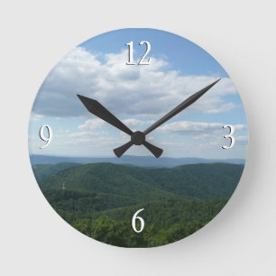 Reloj Redondo Mediano Montañas Apalaches I Shenandoah