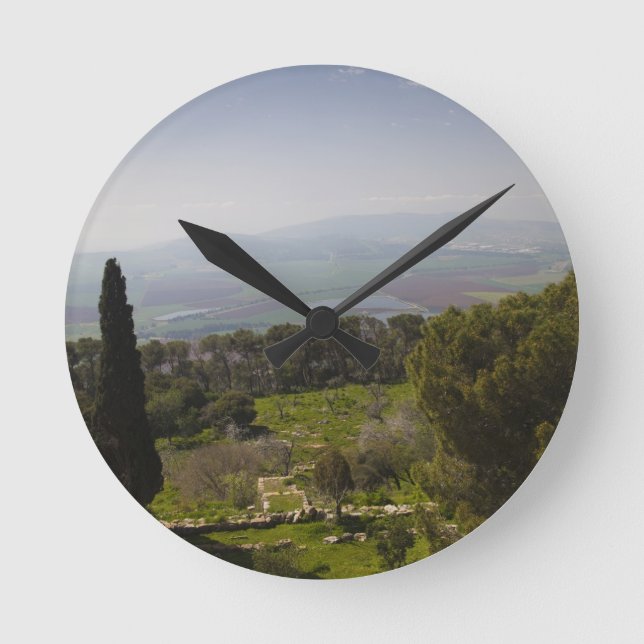 Reloj Redondo Mediano Monte Tabor, lugar de transfiguración bíblica (Anverso)