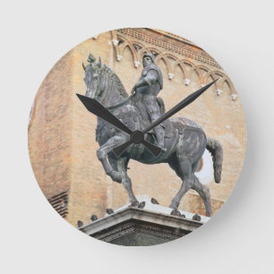 Reloj Redondo Mediano Monumento ecuestre de Bartolommeo Colleoni (1400-