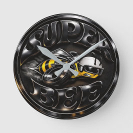 Reloj Redondo Mediano Mopar - Dodge Super Bee Round Clock