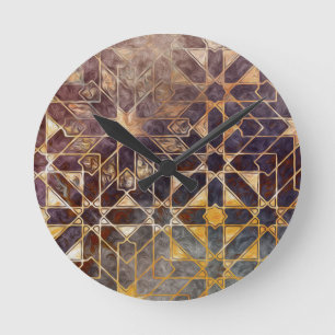 Reloj Redondo Mediano Mosaicos místicos I
