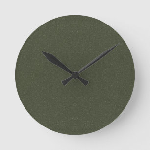Reloj Redondo Mediano Moss Green Textured Wall Clock
