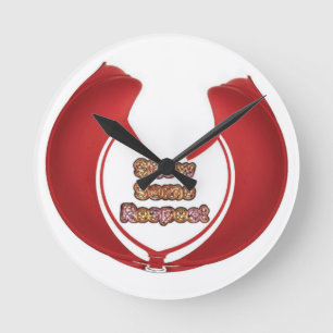 Reloj Redondo Mediano Mostrar algunas imágenes de respeto