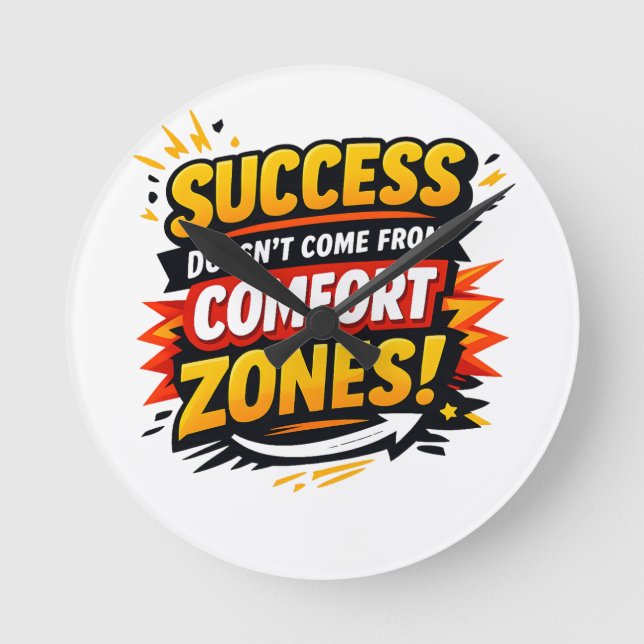 Reloj Redondo Mediano Motivation Design (Anverso)