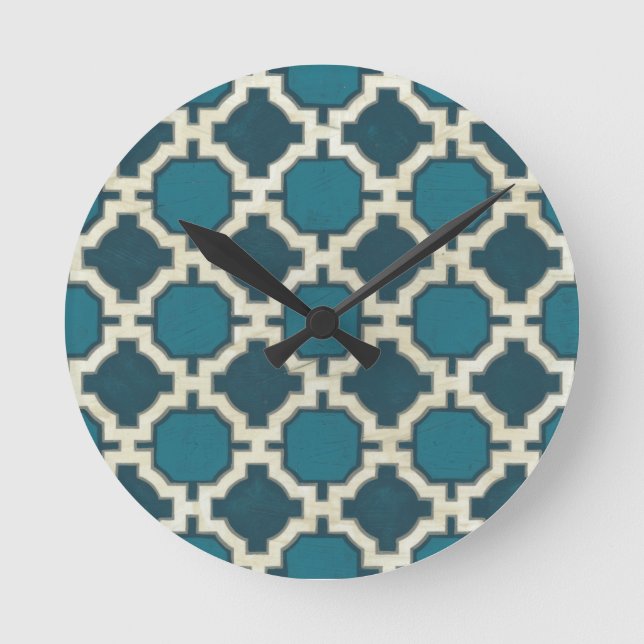 Reloj Redondo Mediano Motivos de mercado VI (Anverso)