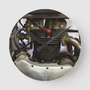 Reloj Redondo Mediano Motor de BSA A7