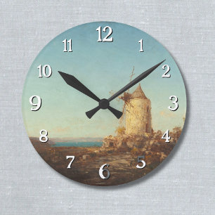 Reloj Redondo Mediano Moulin De Saint-Miter, Près De Martigues