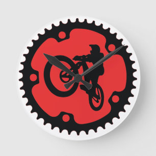 Reloj Redondo Mediano Mountainbike Jump