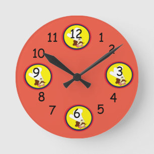 Reloj Redondo Mediano mr chef edición personalizado 24 horas