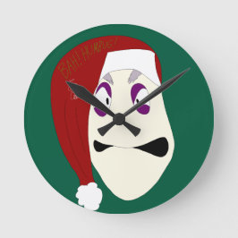 Reloj Redondo Mediano Mr. Williams Bah Humbug xmas