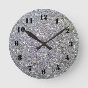 Reloj Redondo Mediano Muchos de piedra