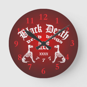 Reloj Redondo Mediano Muerte negra 777 - Dingo muerto