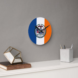 Reloj Redondo Mediano Muestra tus colores - Nueva York