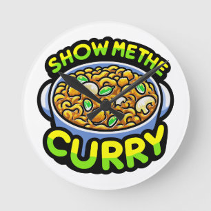 Reloj Redondo Mediano Muéstrame el curry