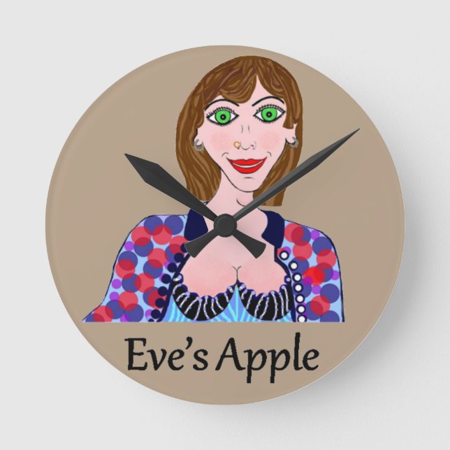 Reloj Redondo Mediano Mujer del transexual (Anverso)