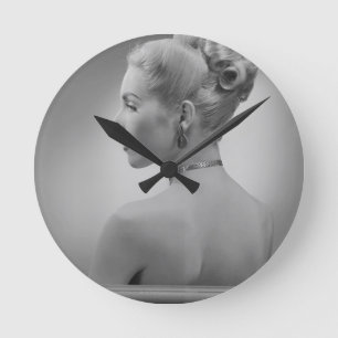 Reloj Redondo Mediano Mujer elegante