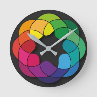 Reloj Redondo Mediano multi color ornament