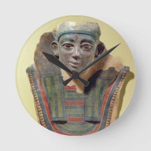 Reloj Redondo Mediano Mummy mask, from Mirgissa (stuccoed and painted pl