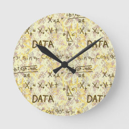 Reloj Redondo Mediano Muro Profesional de Ciencia de Datos y Estadística