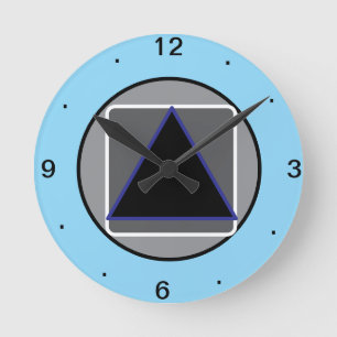 Reloj Redondo Mediano Murugi Hogar & Decoración Capas de Lógica