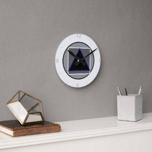 Reloj Redondo Mediano Murugi Hogar y Decoración  Precisión Silenciosa