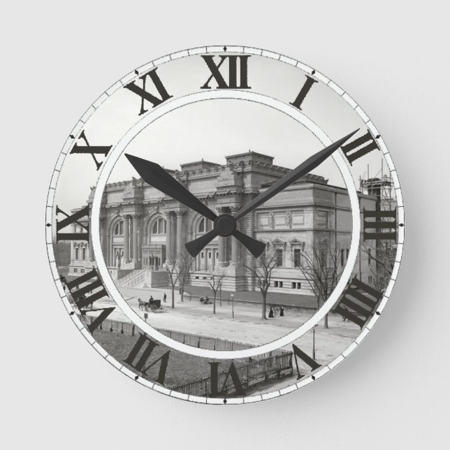 Reloj Redondo Mediano Museo Manhattan Wall Clock (Anverso)