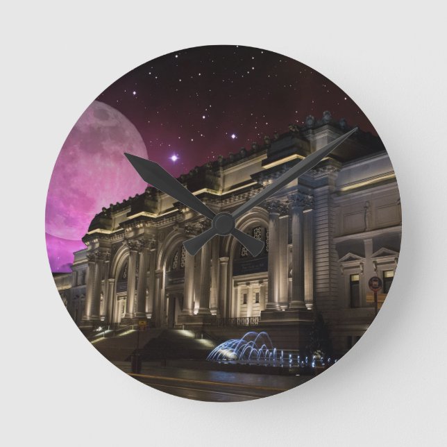 Reloj Redondo Mediano Museo Metropolitano de Spacey (Anverso)