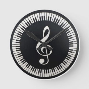 Reloj Redondo Mediano Música