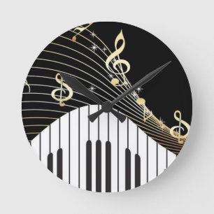 Reloj Redondo Mediano Música