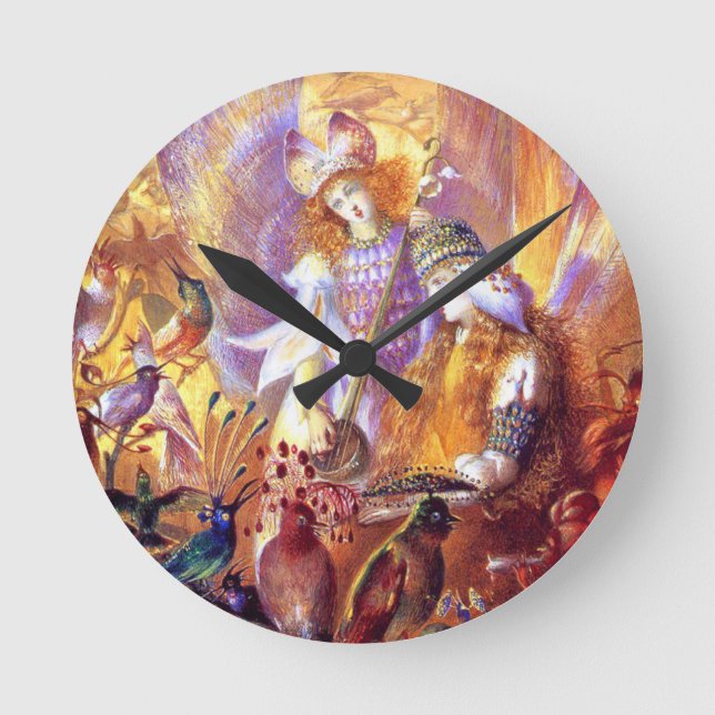 Reloj Redondo Mediano Música de Hadas (Anverso)