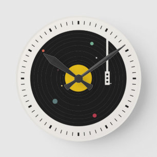 Reloj Redondo Mediano Música en todas partes Florent Bodart